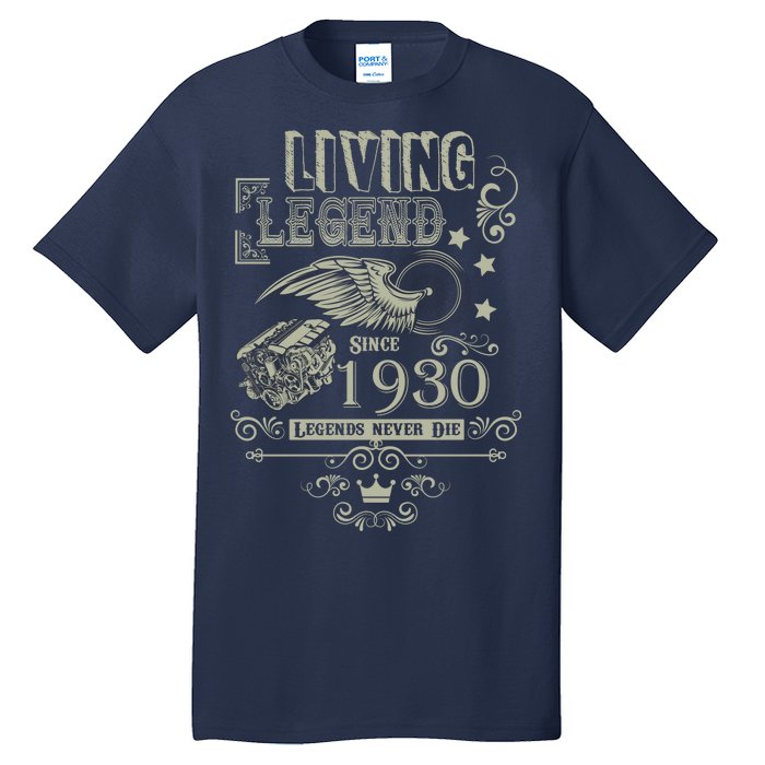 90th Birthday Legend Since 1930 Tall T-Shirt