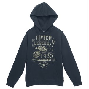 90th Birthday Legend Since 1930 Urban Pullover Hoodie