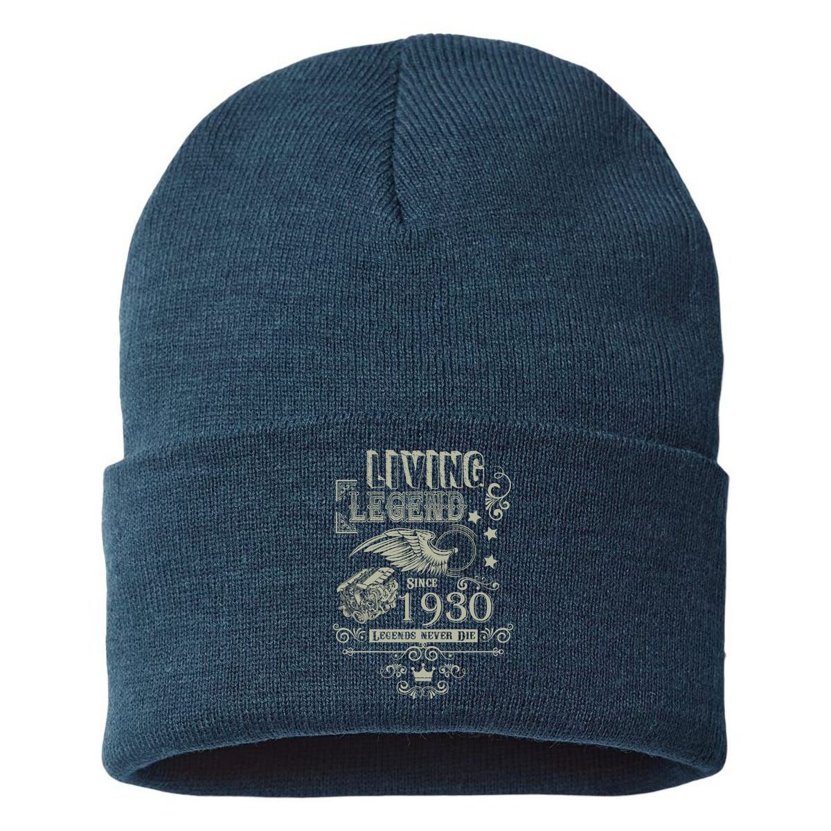 90th Birthday Legend Since 1930 Sustainable Knit Beanie