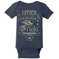 90th Birthday Legend Since 1930 Baby Bodysuit