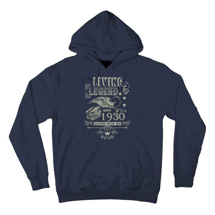 90th Birthday Legend Since 1930 Tall Hoodie