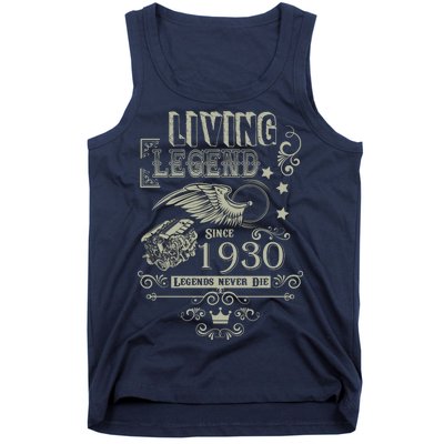 90th Birthday Legend Since 1930 Tank Top