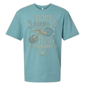 90th Birthday Legend Since 1930 Sueded Cloud Jersey T-Shirt