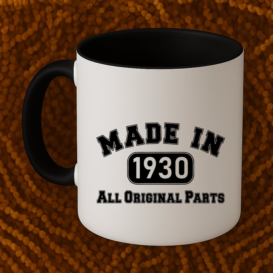 90th Birthday Made In 1930 All Original Parts Mug