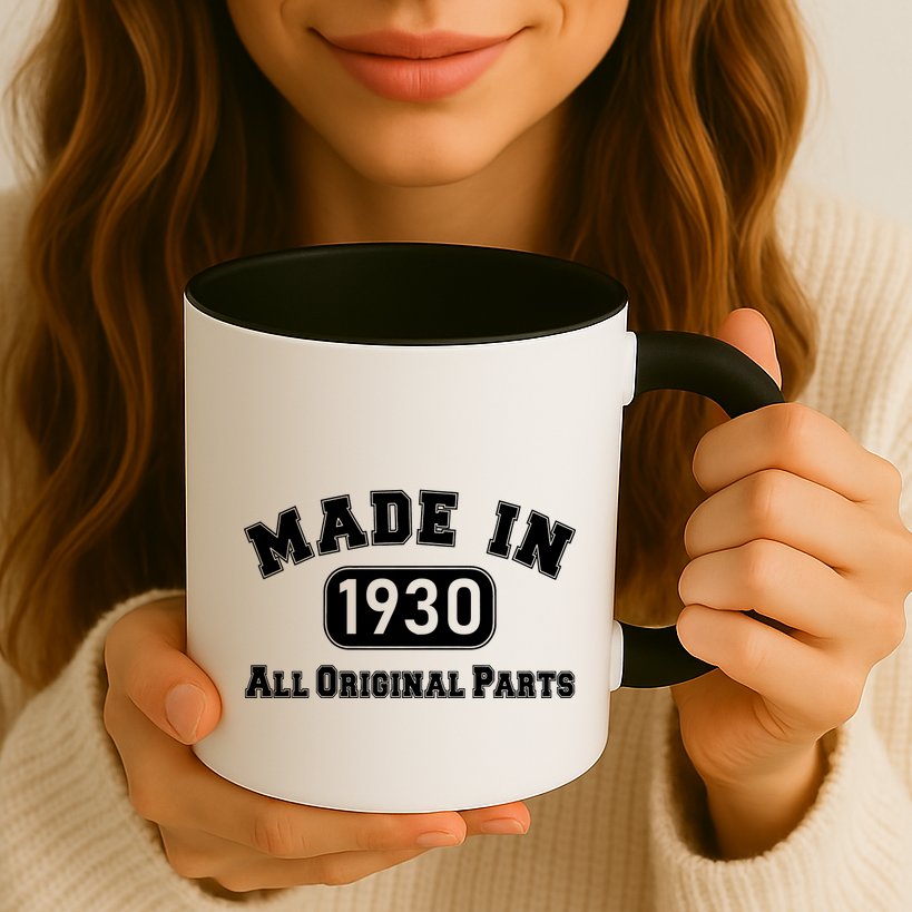 90th Birthday Made In 1930 All Original Parts Mug