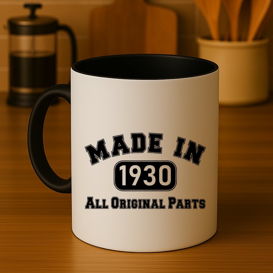 90th Birthday Made In 1930 All Original Parts Mug