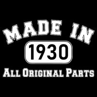 90th Birthday Made In 1930 All Original Parts Youth Performance Sprint T-Shirt