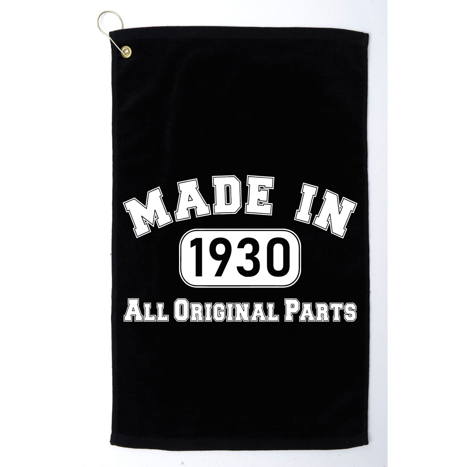90th Birthday Made In 1930 All Original Parts Golf Towel