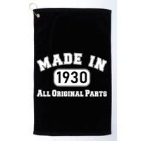 90th Birthday Made In 1930 All Original Parts Golf Towel