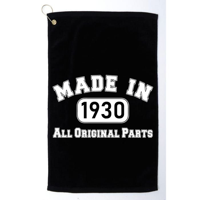 90th Birthday Made In 1930 All Original Parts Golf Towel