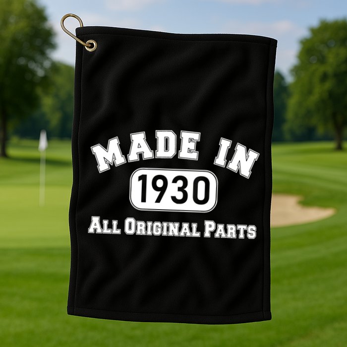 90th Birthday Made In 1930 All Original Parts Golf Towel