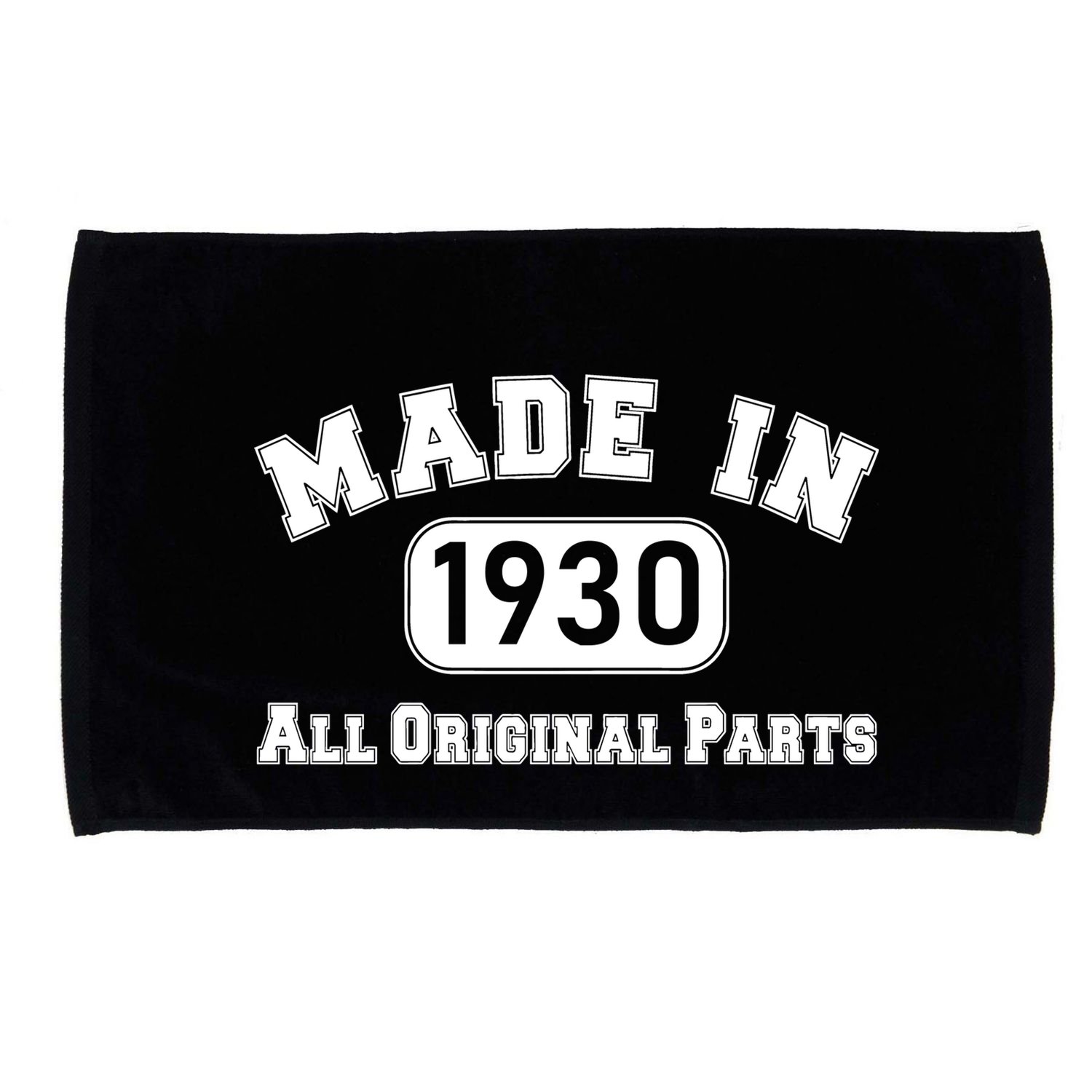 90th Birthday Made In 1930 All Original Parts Microfiber Hand Towel