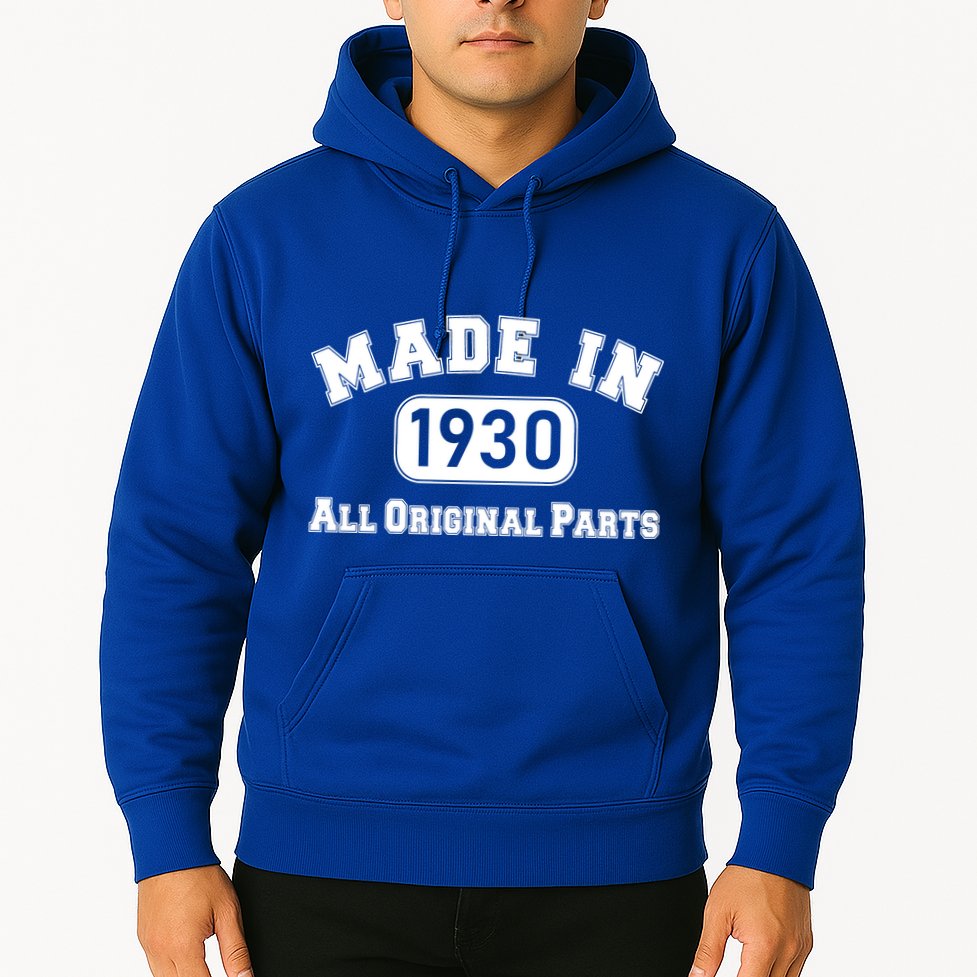 90th Birthday Made In 1930 All Original Parts Hoodie