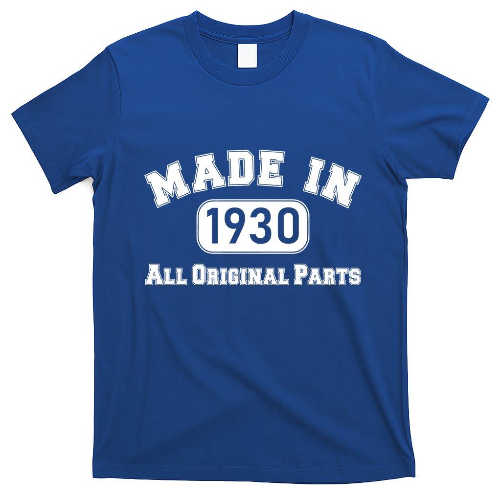 90th Birthday Made In 1930 All Original Parts T-Shirt