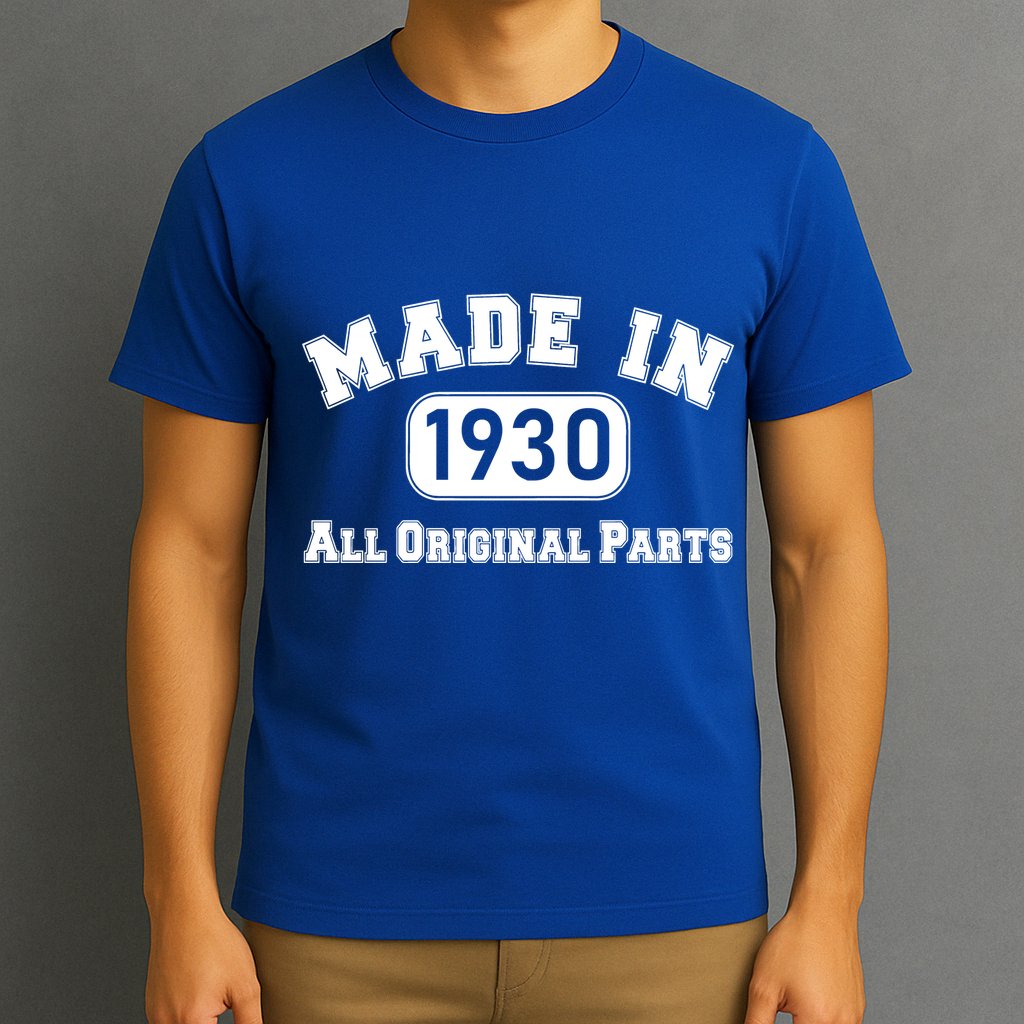 90th Birthday Made In 1930 All Original Parts T-Shirt