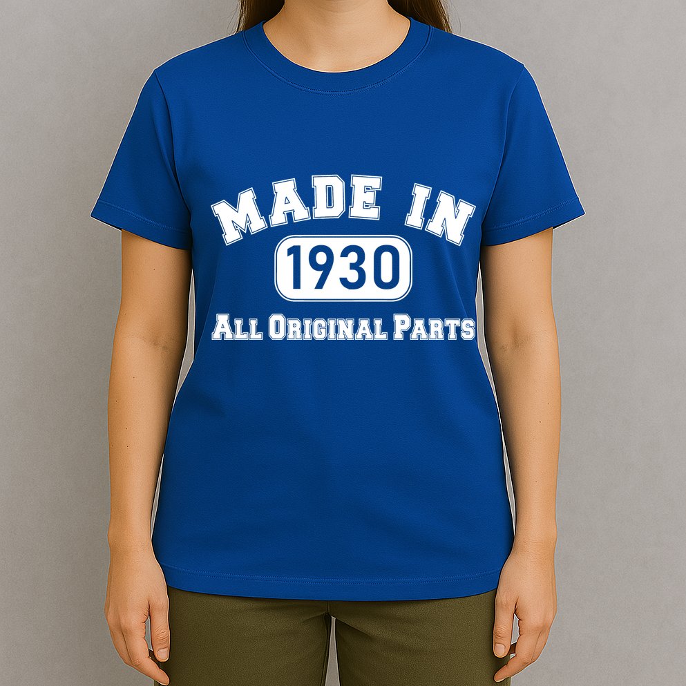 90th Birthday Made In 1930 All Original Parts T-Shirt