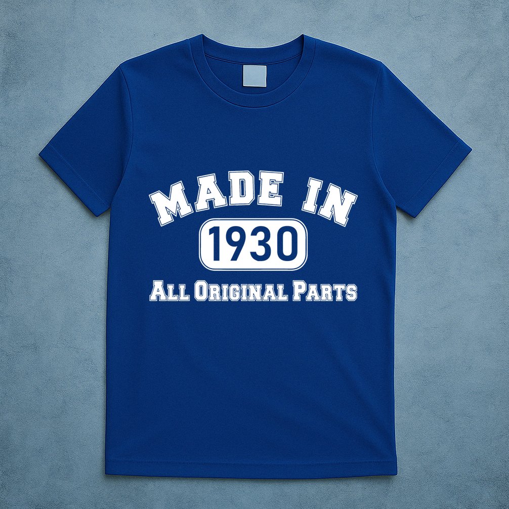 90th Birthday Made In 1930 All Original Parts T-Shirt