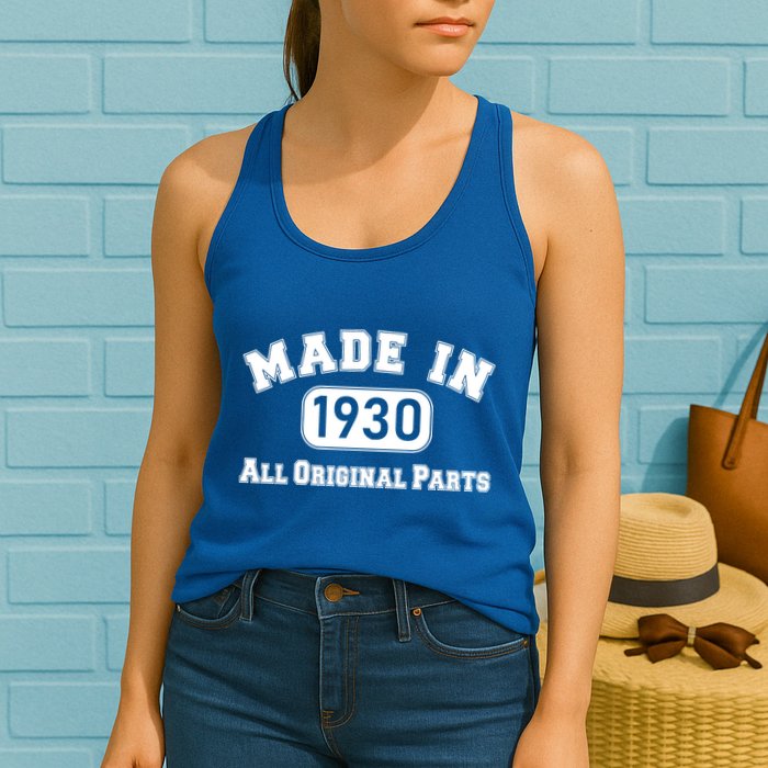 90th Birthday Made In 1930 All Original Parts Womens Tank Top
