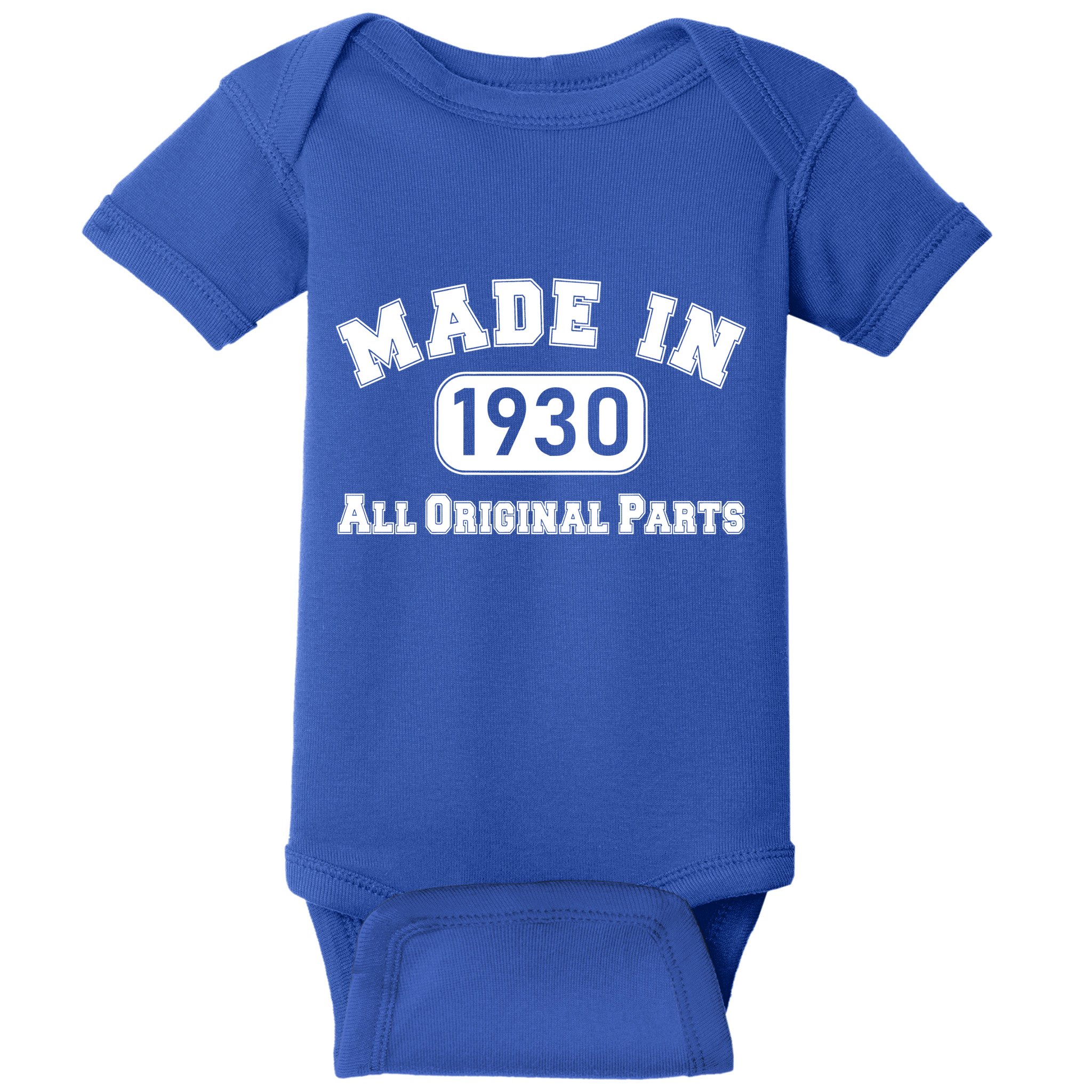 90th Birthday Made In 1930 All Original Parts Baby Bodysuit