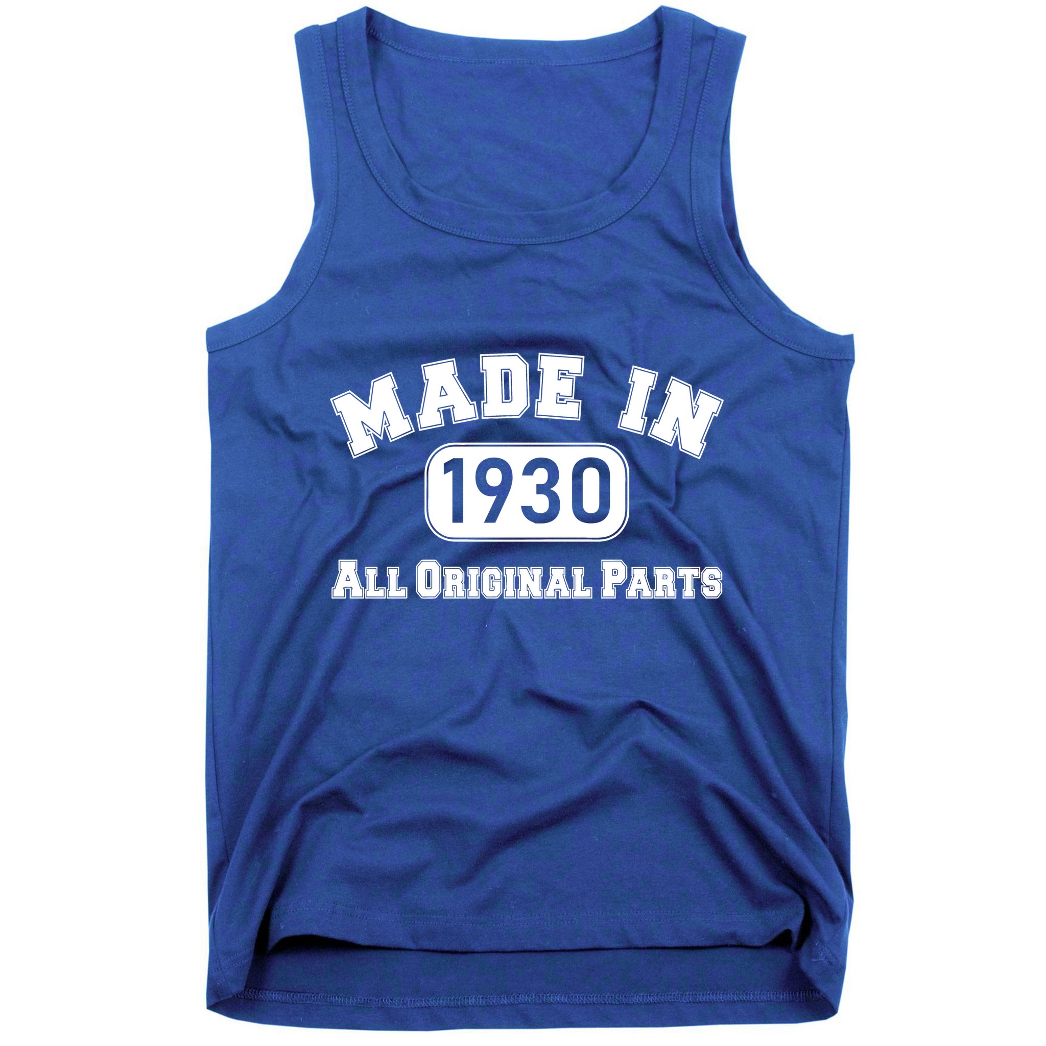 90th Birthday Made In 1930 All Original Parts Tank Top
