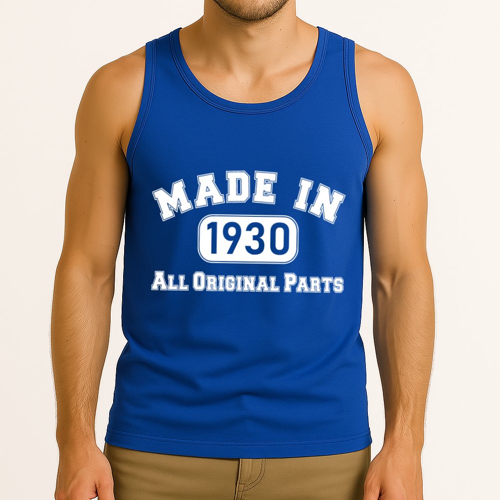 90th Birthday Made In 1930 All Original Parts Tank Top