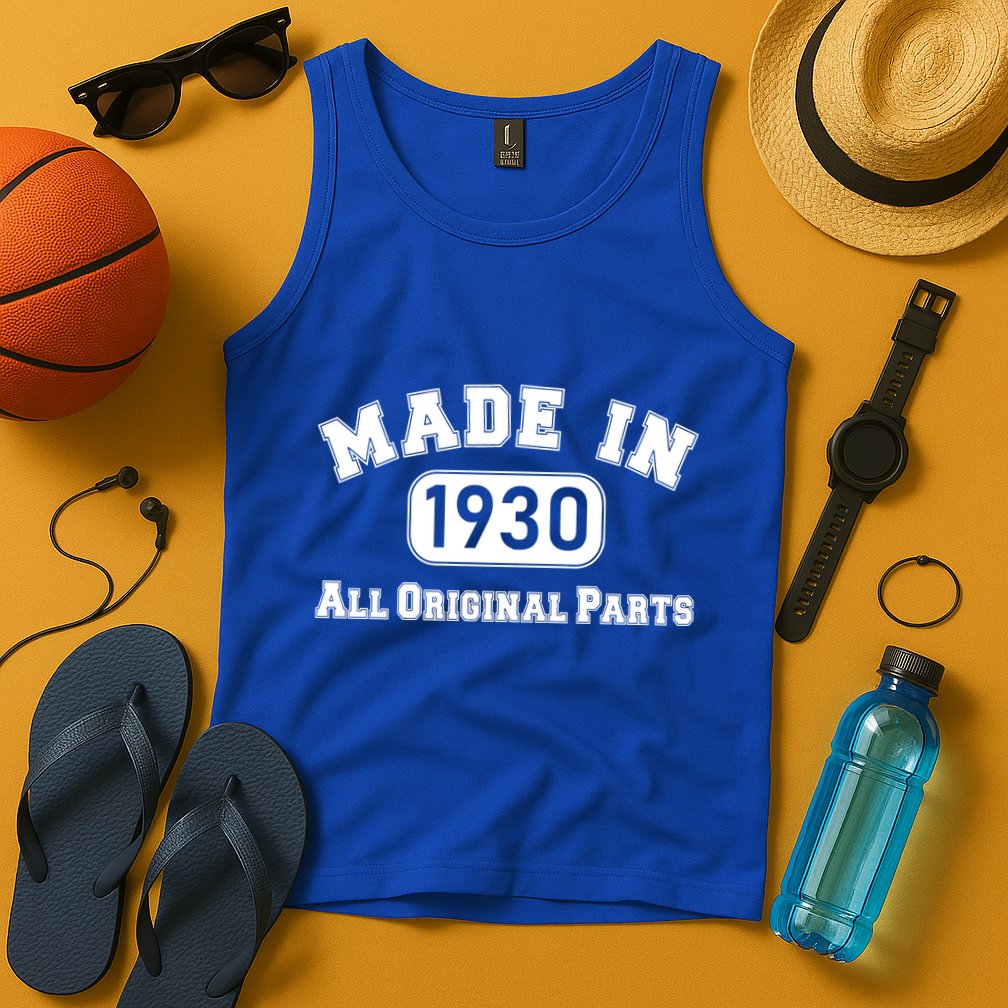 90th Birthday Made In 1930 All Original Parts Tank Top