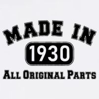 90th Birthday Made In 1930 All Original Parts Garment-Dyed Sweatshirt