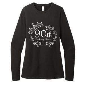 90th Birthday Princess Womens CVC Long Sleeve Shirt