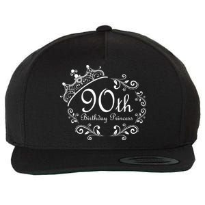 90th Birthday Princess Wool Snapback Cap