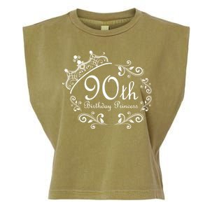 90th Birthday Princess Garment-Dyed Women's Muscle Tee