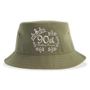 90th Birthday Princess Sustainable Bucket Hat