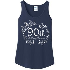 90th Birthday Princess Ladies Essential Tank