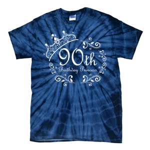 90th Birthday Princess Tie-Dye T-Shirt