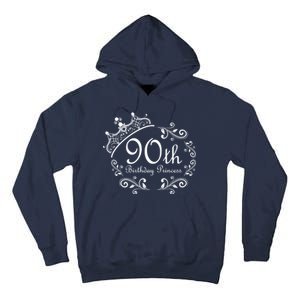 90th Birthday Princess Tall Hoodie