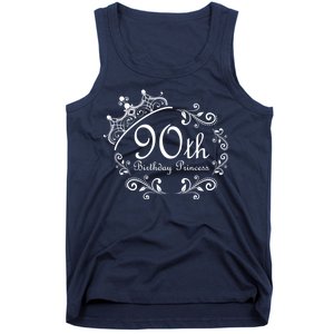 90th Birthday Princess Tank Top