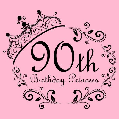 90th Birthday Princess T-Shirt