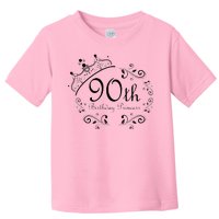 90th Birthday Princess Toddler T-Shirt