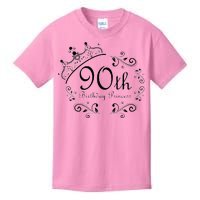 90th Birthday Princess Kids T-Shirt