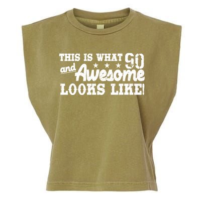 90th Birthday This Is What Awesome Looks Like  Garment-Dyed Women's Muscle Tee