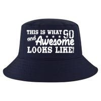 90th Birthday This Is What Awesome Looks Like  Cool Comfort Performance Bucket Hat