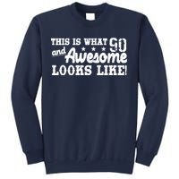 90th Birthday This Is What Awesome Looks Like  Sweatshirt