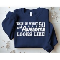 90th Birthday This Is What Awesome Looks Like  Sweatshirt