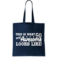 90th Birthday This Is What Awesome Looks Like  Tote Bag