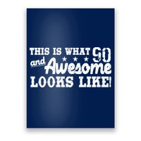 90th Birthday This Is What Awesome Looks Like  Poster