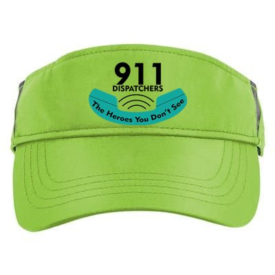 911 Dispatcher The Heroes You Don't See Adult Drive Performance Visor