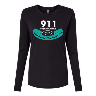 911 Dispatcher The Heroes You Don't See Womens Cotton Relaxed Long Sleeve T-Shirt