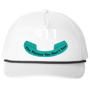 911 Dispatcher The Heroes You Don't See Snapback Five-Panel Rope Hat