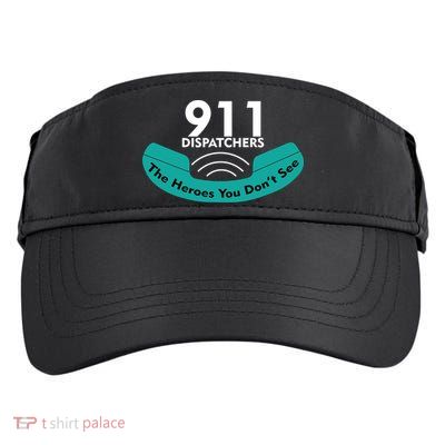 911 Dispatcher The Heroes You Don't See Adult Drive Performance Visor