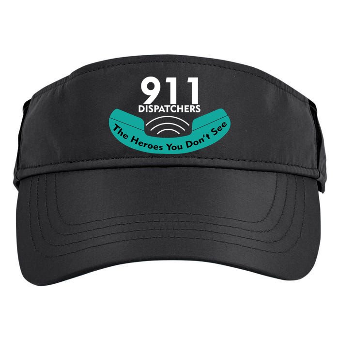 911 Dispatcher The Heroes You Don't See Adult Drive Performance Visor