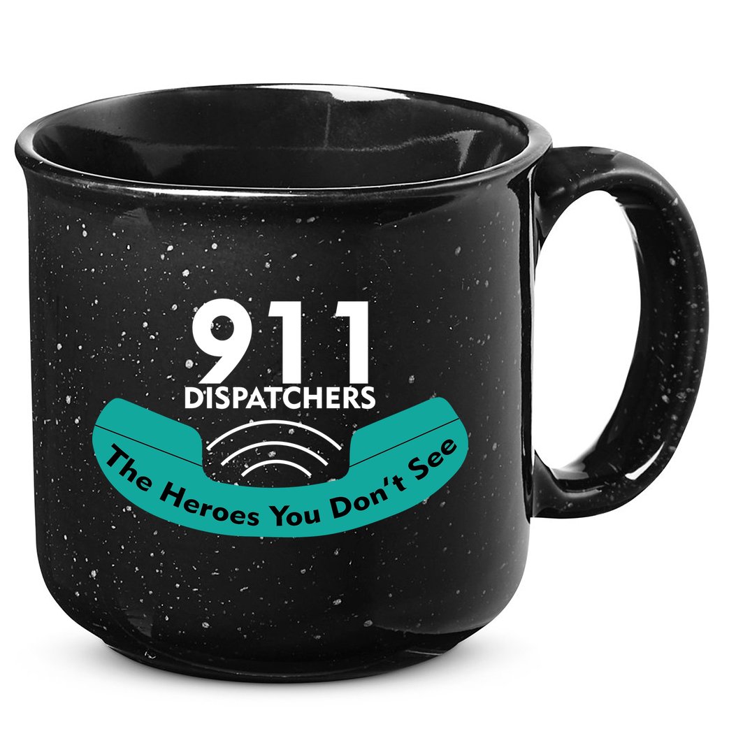 911 Dispatcher The Heroes You Don't See 15oz Campfire Ceramic Mug